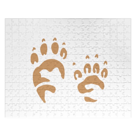 Paraguine Paw Prints Animal Design Jigsaw Puzzles