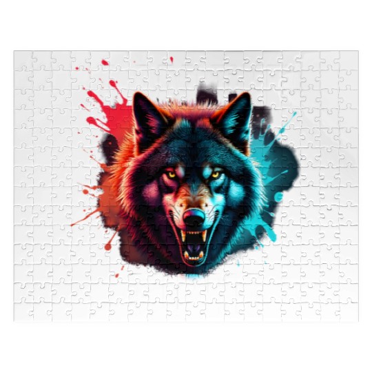 I Am The Alpha Wolf Jigsaw Puzzles