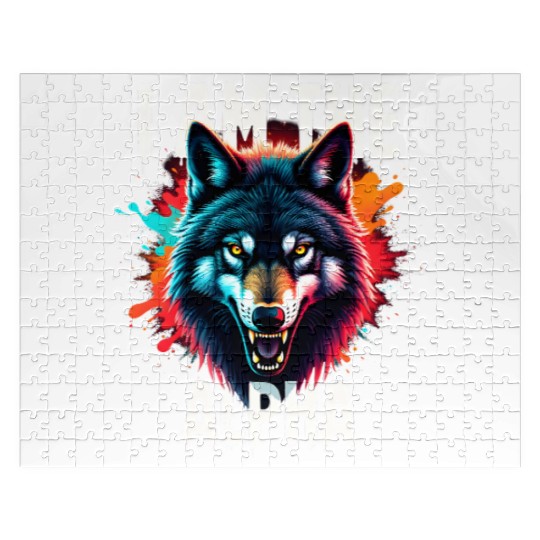 I Am The Alpha Wolf Jigsaw Puzzles