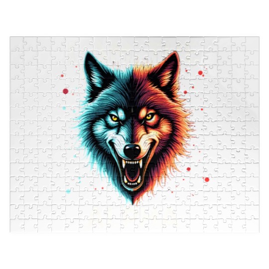 I Am The Alpha Wolf Jigsaw Puzzles
