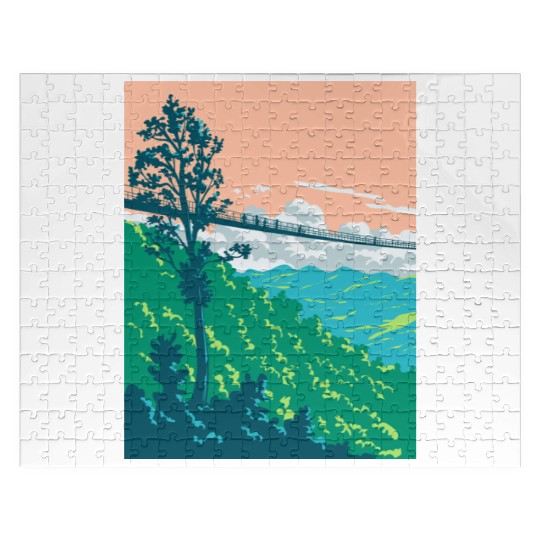 Great Smoky Mountains National Park Gatlinburg WPA Jigsaw Puzzles