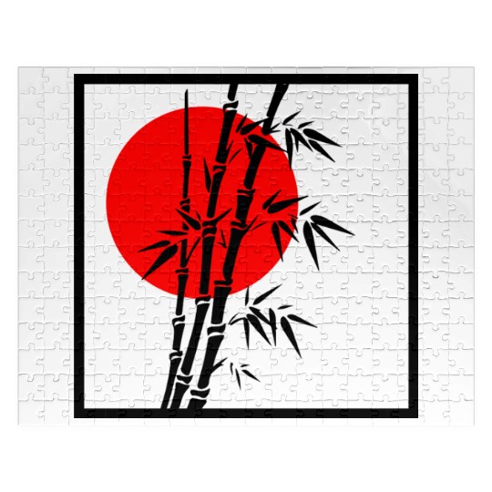 Japanese Bamboo Serenity Jigsaw Puzzles