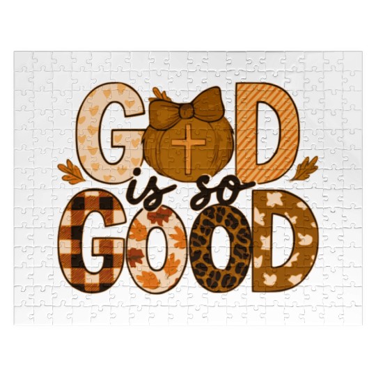 God is so Good Autumn Fall Jigsaw Puzzles