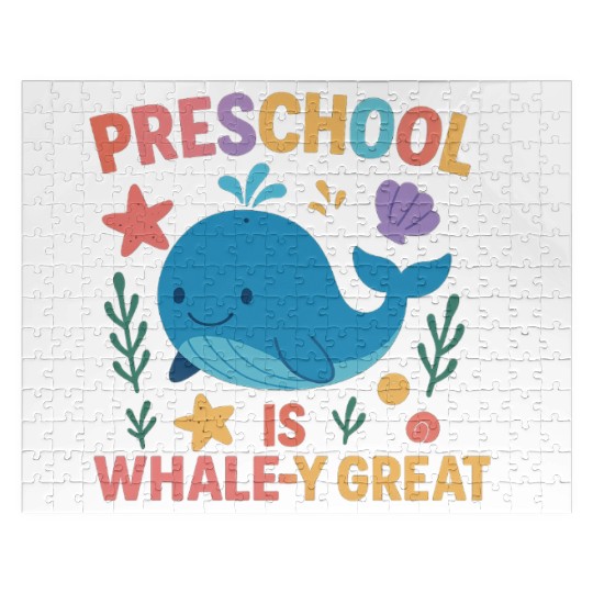 Preschool is Whale-y Great Preschool Teacher-Ocean Jigsaw Puzzles