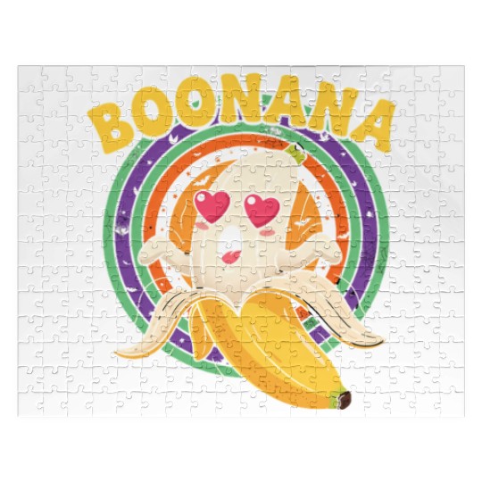 Banana Boonana Cartoon Design Jigsaw Puzzles