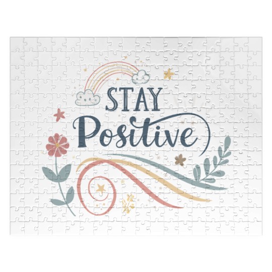 stay positive motivational quotes  Jigsaw Puzzles
