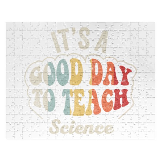 It's A Good Day To Teach Science Teacher  Retro  Jigsaw Puzzles