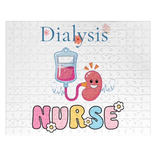 Dialysis Nurse Illustration Jigsaw Puzzles