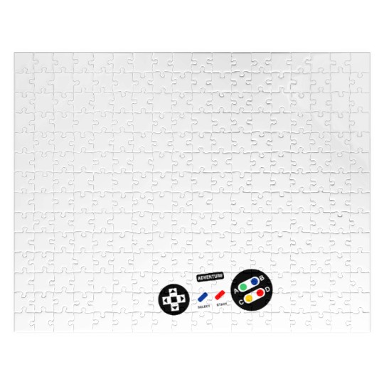 Game Over Gaming Console Illustration Jigsaw Puzzles