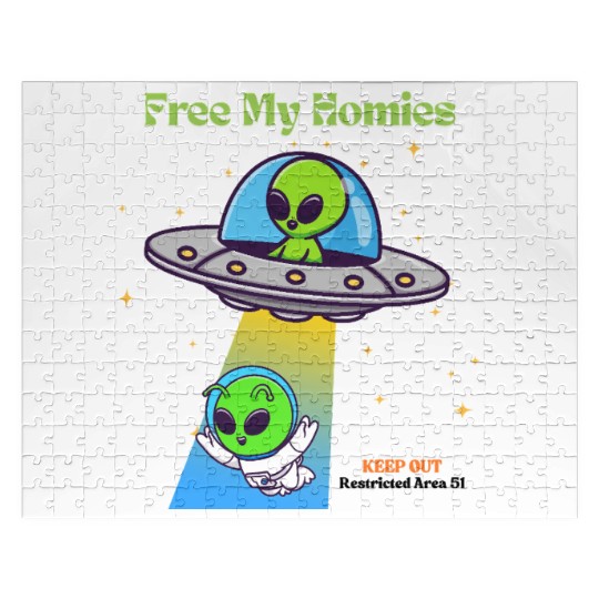 Free My Homies Area 51  Jigsaw Puzzles