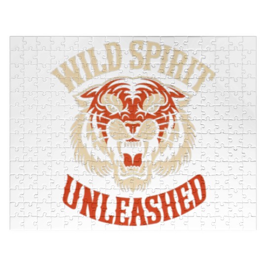 Wild Spirit Unleashed Graphic Design Jigsaw Puzzles