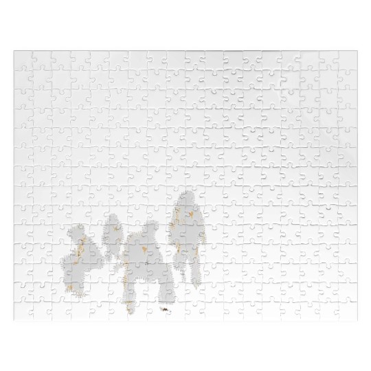 Bold Life Affirmation with Silhouettes Jigsaw Puzzles