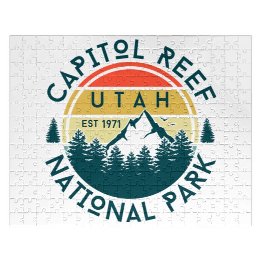 Capitol Reef National Park Utah Nature Hiking Jigsaw Puzzles