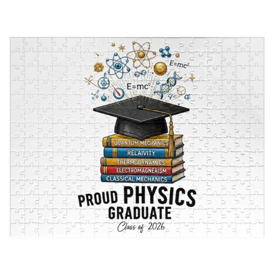 proud physics graduate class of 2026 Jigsaw Puzzles