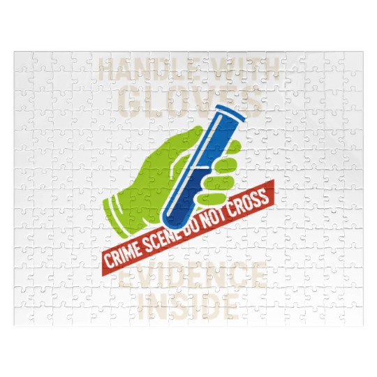 Forensic Chemist Crime Lab Toxicology Science Jigsaw Puzzles