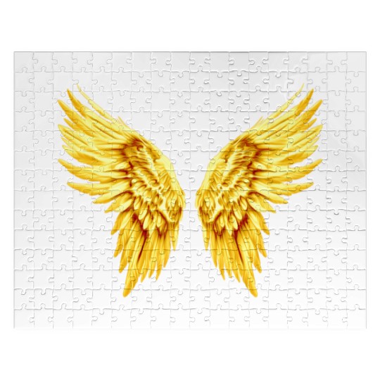 Golden Angel Wings  Jigsaw Puzzles