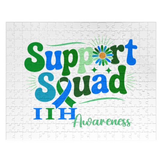 Support Squad IIH Awareness Design Jigsaw Puzzles