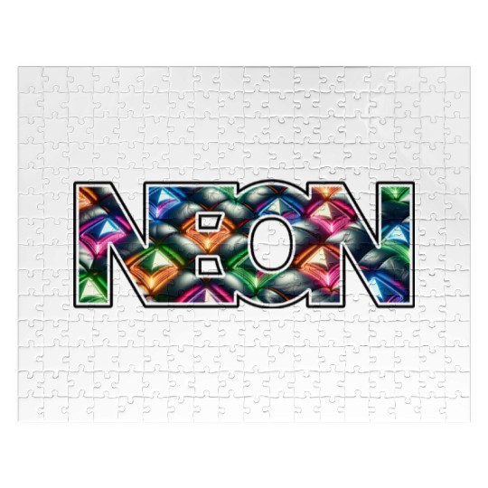 Gemstone Deluxe Neon Logo Jigsaw Puzzles