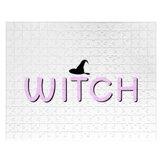 Enchanted Witchcraft Script Design Jigsaw Puzzles