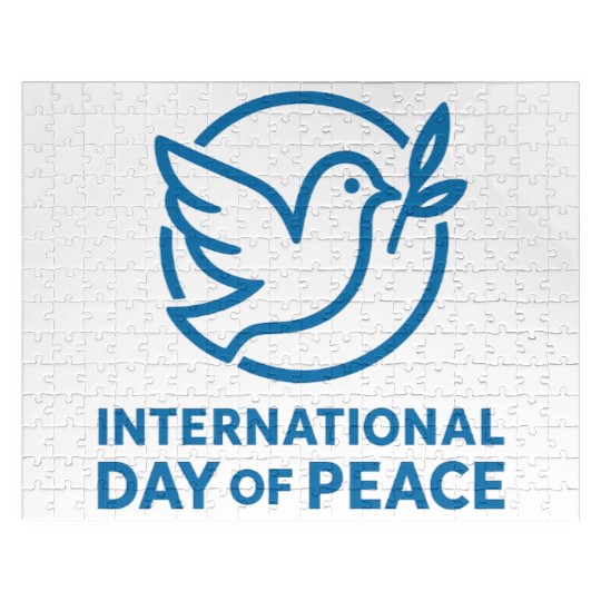 Peace Dove with Olive Branch Illustration Jigsaw Puzzles