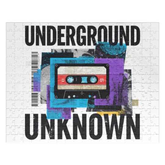 Underground Cassette Tape Urban Art Jigsaw Puzzles