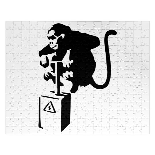 Banksy Detinator Monkey Jigsaw Puzzles