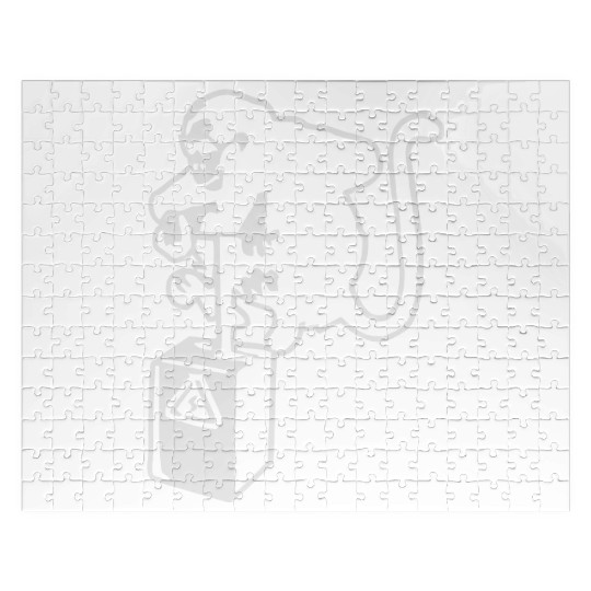 Banksy Detinator Monkey Outline Jigsaw Puzzles