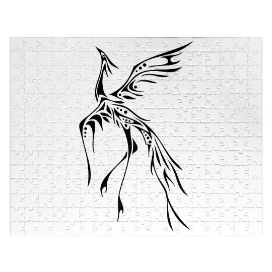 Crane / Phoenix T Tattoo Jigsaw Puzzles