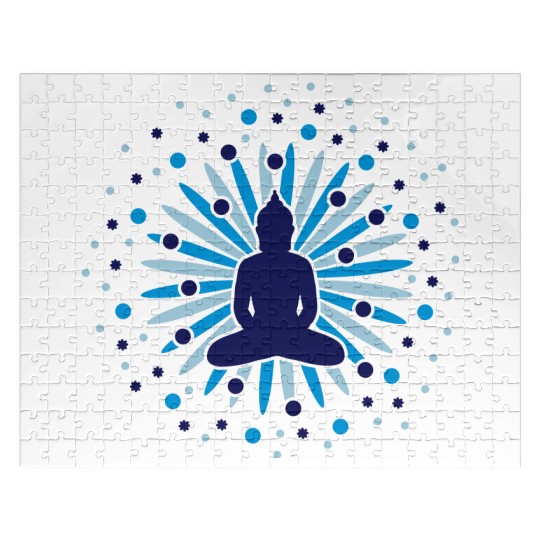 A Buddha mandala blossom Jigsaw Puzzles
