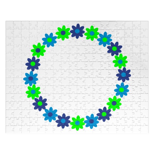 Circle of flowers Jigsaw Puzzles