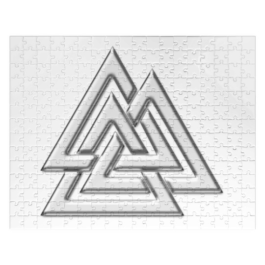 Valknut, Wotan's Knot, Walknot, Odin, Valhalla Jigsaw Puzzles