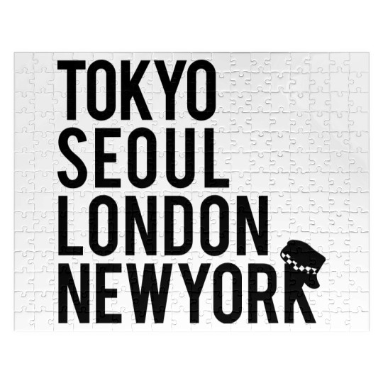 Girls' Generation - Mr. Taxi (Black Font) Jigsaw Puzzles