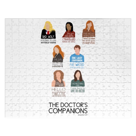 Doctor Who Companions (alternate version) Jigsaw Puzzles