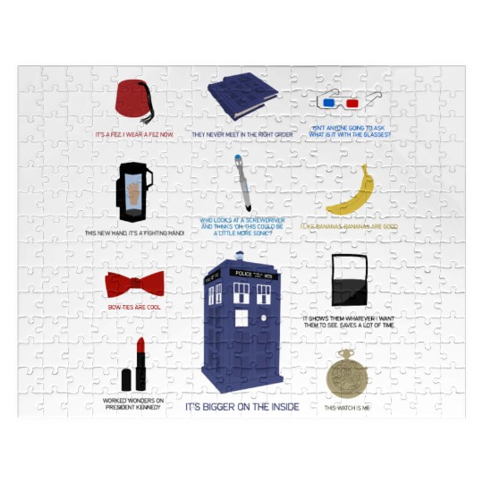 Doctor Who Items Jigsaw Puzzles