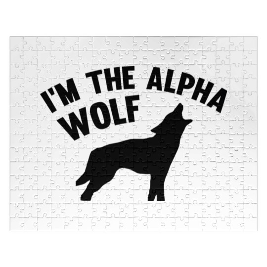 I'm The Alpha Wolf Jigsaw Puzzles