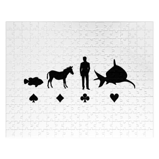 Evolution Poker Jigsaw Puzzles