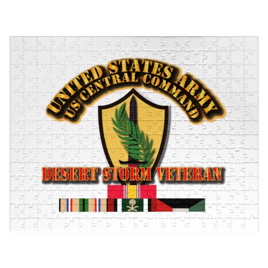 Army - US CENTRAL COMMAND - Desert Storm Veteran Jigsaw Puzzles