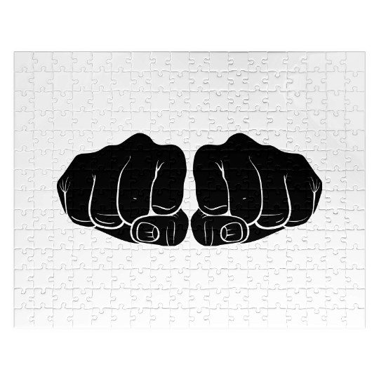 fist black power Jigsaw Puzzles