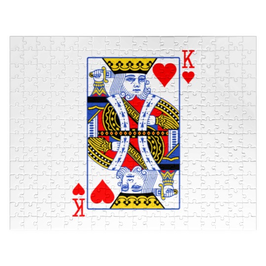 King Of Hearts Couple Jigsaw Puzzles