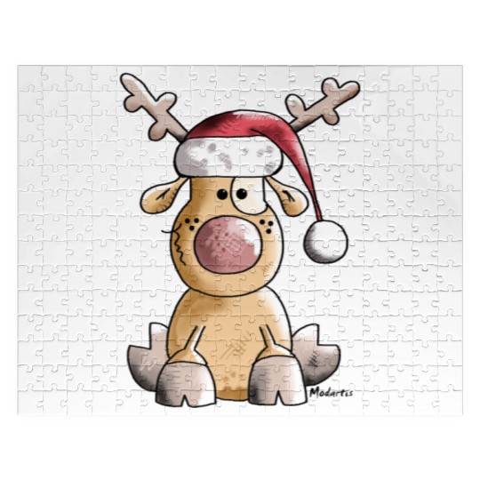 Funny Christmas Reindeer Jigsaw Puzzles