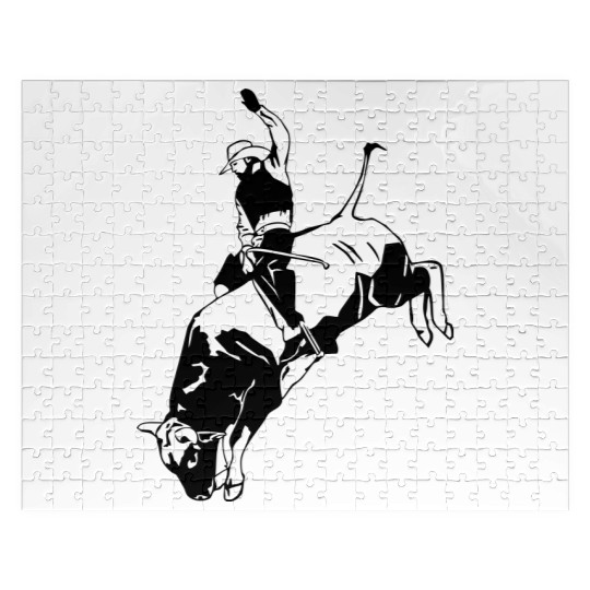 Western Rodeo - Bullrider Jigsaw Puzzles