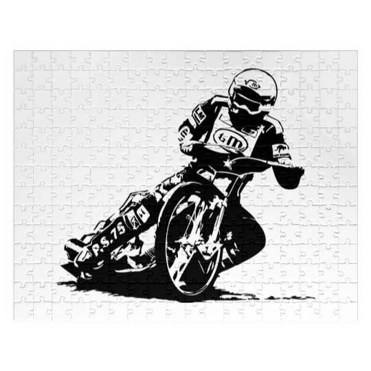 Speedway Driver - Dirt Track Racing Jigsaw Puzzles