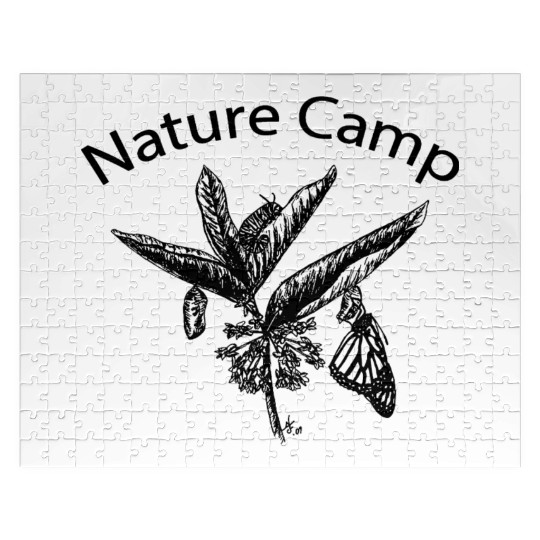 Nature Camp Monarch Jigsaw Puzzles
