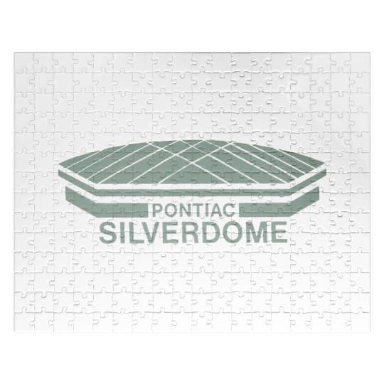 Old School Vintage Pontiac Silverdome Jigsaw Puzzles