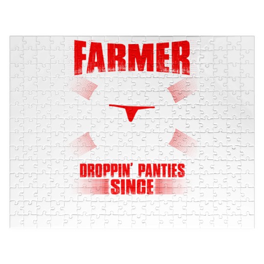 Farmer farmer's wife piglet farmer farmers farme Jigsaw Puzzles