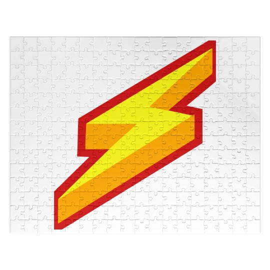 Lightning Bolt Design Jigsaw Puzzles
