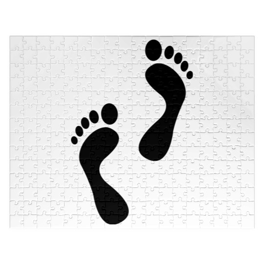 Footprints Walking Jigsaw Puzzles