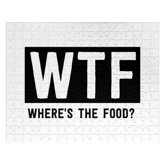 WTF Where's the food? Jigsaw Puzzles
