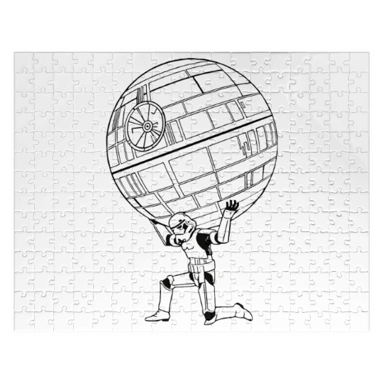 Funny Star Wars Stormtrooper art Jigsaw Puzzles