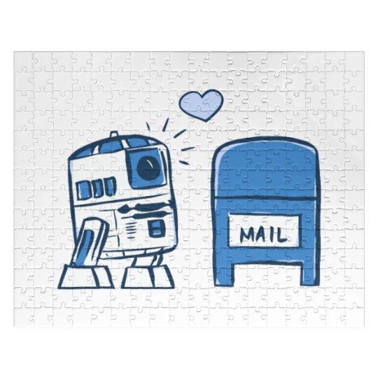 Funny Star Wars r2d2 comic Jigsaw Puzzles